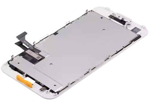 Écran LCD avec plaque en acier pour iPhone 7 (Pièce de rechange : AQ7) (Blanc) – Image 5