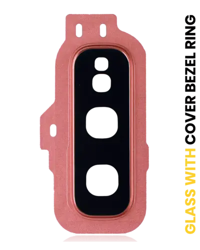 Caméra arrière lentille avec cache cadre Ring pour Samsung Galaxy S10E (Flamingo Pink)
