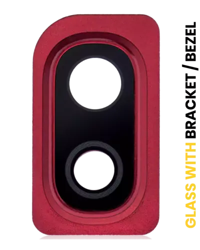 Back Camera Lens With Bracket / Bezel For Samsung Galaxy A10 (A105 / 2019) (Red)