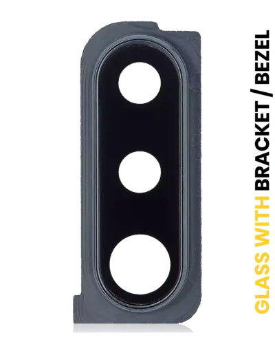 Back Camera Lens With Bracket / Bezel For Samsung Galaxy A30s (A307 / 2019) (Black)
