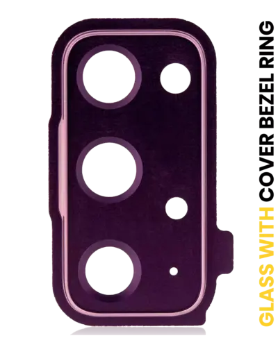 Back Camera Lens With Cover Bezel Ring For Samsung Galaxy S20 FE 4G / 5G (Purple)