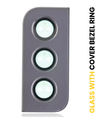 Back Camera Lens With Cover Bezel Ring For Samsung Galaxy S21 5G (Phantom Gray)