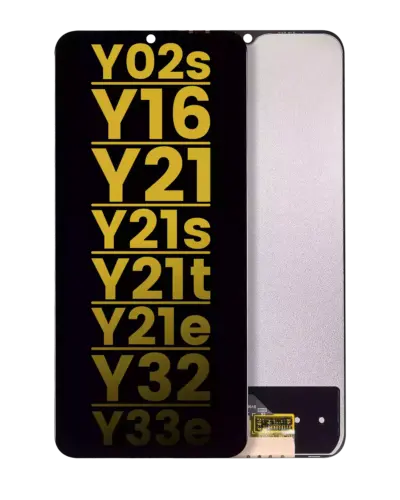 LCD Assembly Without Frame For Vivo Y02s / Y16 / Y21 / Y21s / Y21t / Y21e / Y32 / Y33e (Refurbished) (All Colors)