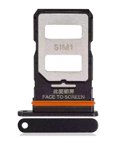 Sim Card Tray Compatible For Xiaomi Redmi Note 12 Pro Speed / Poco X5 Pro 5G (Black)