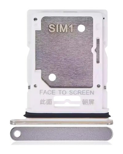 Sim Card Tray For Xiaomi Redmi Note 12 Pro 4G (Polar White)