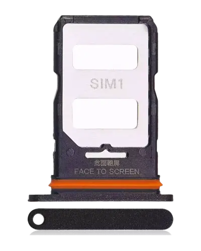 Sim Card Tray For Xiaomi Redmi Note 13 Pro Plus 5G (Black)
