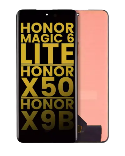 Écran OLED sans cadre pour Honor Magic6 Lite / X50 / X50 Pro / X50 GT / X9b (Remis à neuf) (Toutes les couleurs)