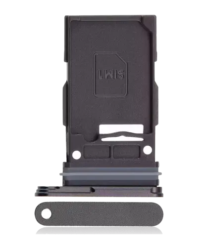 Single Sim Card Tray For Samsung Galaxy S24 Ultra 5G (Titanium Black)