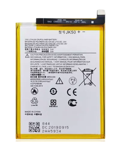 Replacement Battery For Motorola G Power ( 2022) / G Play (XT2271) / G9 Play (XT2083) / G Power (XT2117) / G7 Power (XT1955) / G7 Supra (XT1955-5) / One Power / E40 / G30 / Defy / E7 Plus / G10 / G 5G (XT2213) / G31/ G51 5G / G20/ G8 Power Lite (JK50)