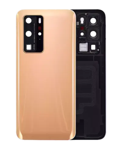 Back cover Glass With Camera Lens For Huawei P40 Pro (Blush Gold)
