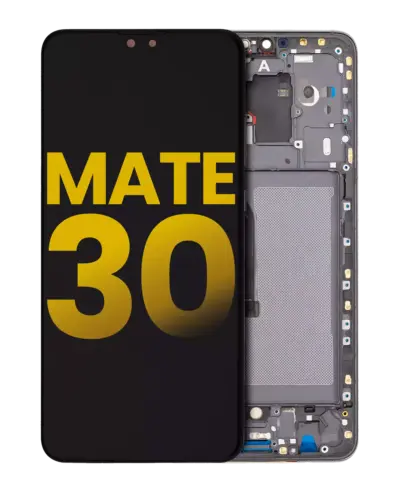 LCD Assembly With Frame For Huawei Mate 30 (Refurbished) (Black)