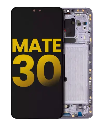 LCD Assembly With Frame For Huawei Mate 30 (Refurbished) (Silver)
