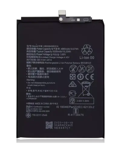 Replacement Battery For Huawei Enjoy 10E / Enjoy 20 / Y6 PRIME 2020 / Honor Play 9A (HB526489EEW)