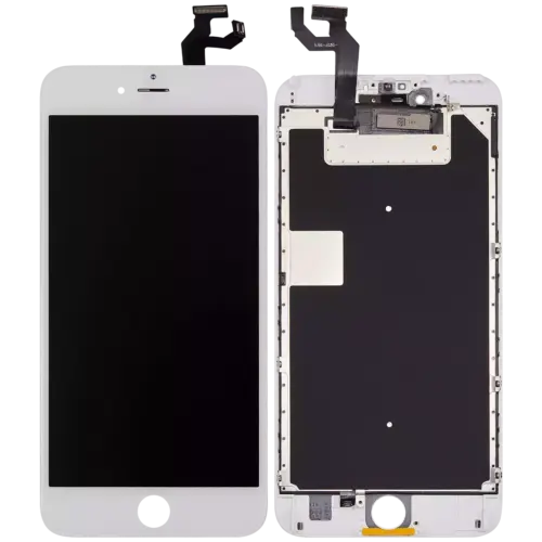 Écran LCD avec plaque en acier pour iPhone 6S Plus (Pièce de rechange : AQ7) (Blanc) – Image 2