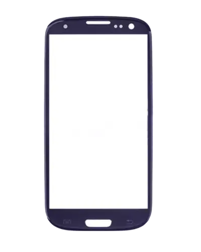 Front Glass For Samsung Galaxy S3 (Blue)