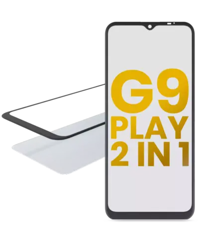 2 en 1 vitre avant avec OCA pré-installé pour Motorola Moto G9 Play (XT2083 / 2020)