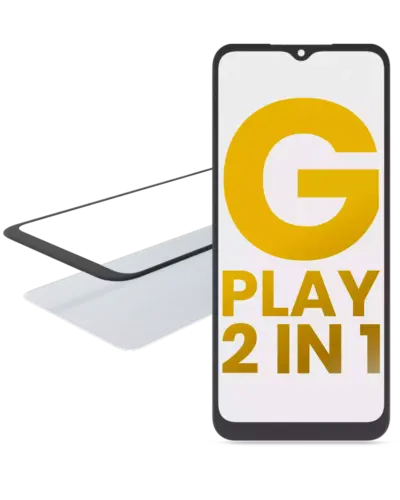 2 in 1 Front Glass With OCA Pre-Installed For Motorola Moto G Play (XT2093 / 2021)