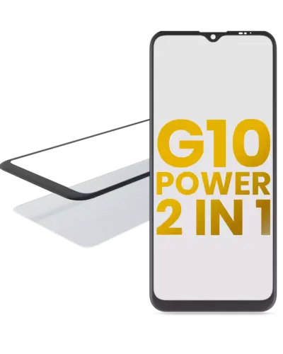 2 in 1 Front Glass With OCA Pre-Installed For Motorola Moto G10 Power (XT2127-4 / 2021)