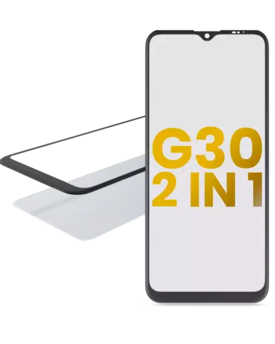 2 in 1 Front Glass With OCA Pre-Installed For Motorola Moto G30 (XT2129 / 2021)