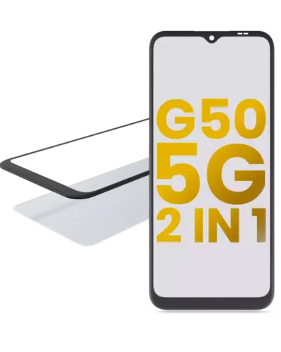 2 in 1 Front Glass With OCA Pre-Installed For Motorola Moto G50 5G (XT2149-1 / 2021)