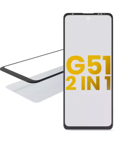 Verre avant 2 en 1 avec OCA préinstallé pour Motorola Moto G51 5G (XT2171 / 2021) – Image 5