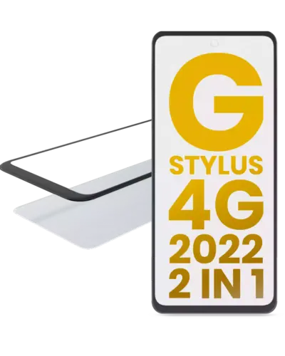 2 in 1 Front Glass With OCA Pre-Installed For Motorola Moto G Stylus 4G (XT2211 / 2022)