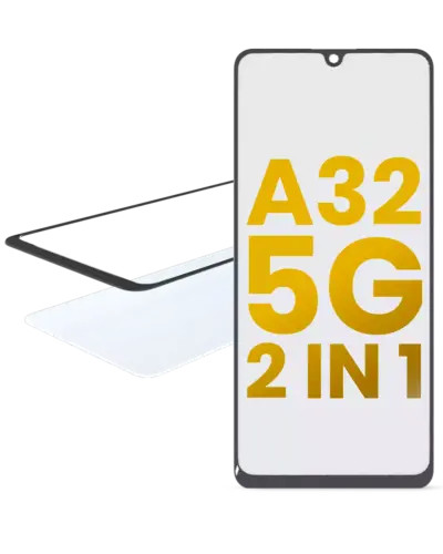 2 in 1 Front Glass With OCA Pre-Installed For Samsung Galaxy A32 (A325 / 2021)