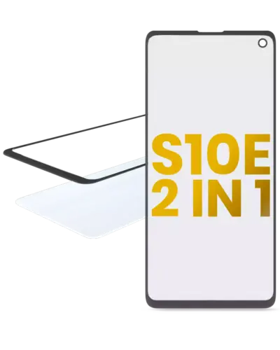 2 in 1 Front Glass With OCA Pre-Installed For Samsung Galaxy S10E