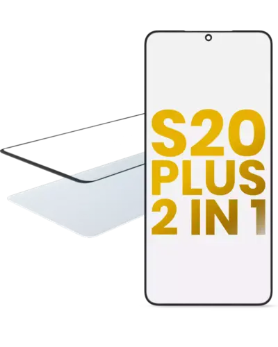 2 in 1 Front Glass With OCA Pre-Installed For Samsung Galaxy S20 Plus