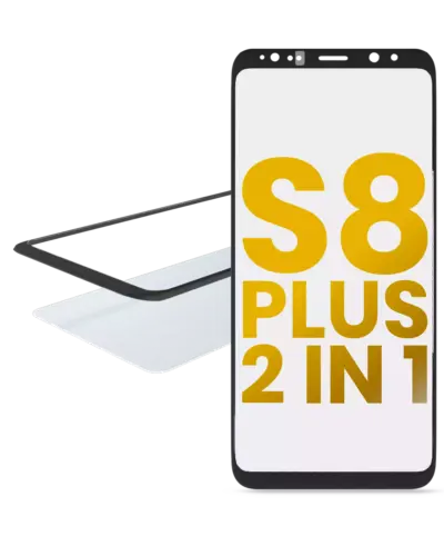 2 in 1 Front Glass With OCA Pre-Installed For Samsung Galaxy S8 Plus