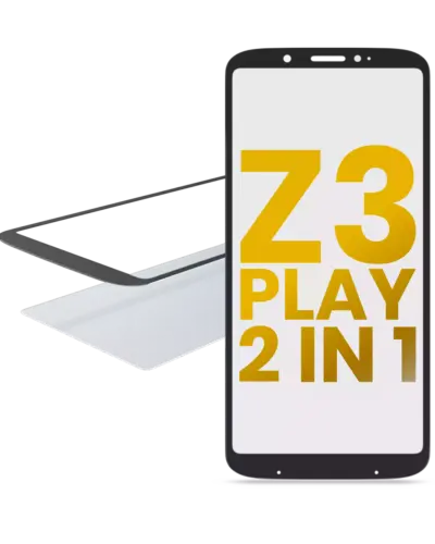 2 in 1 Front Glass With OCA Pre-Installed For Motorola Moto Z3 Play (XT1929 / 2018)