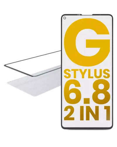 2 in 1 Front Glass With OCA Pre-Installed For Motorola Moto G Stylus 6.8" (XT2115 / 2021)