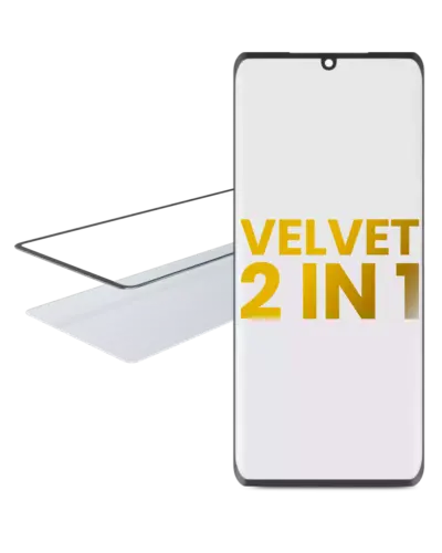 2 in 1 Front Glass With OCA Pre-Installed For LG Velvet