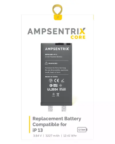 Batterie de remplacement pour iPhone 13 (soudure par points requise) (AmpSentrix Core) – Image 2