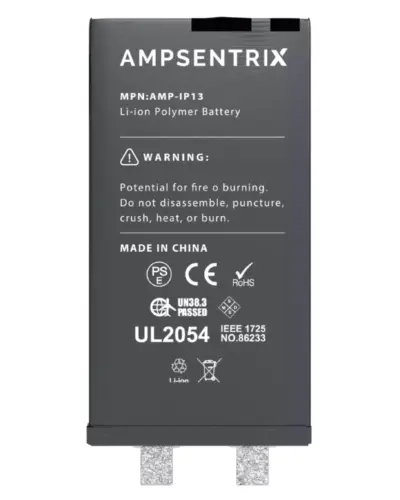 Batterie de remplacement pour iPhone 13 (soudure par points requise) (AmpSentrix Core) – Image 4