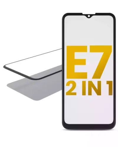 2 in 1 Front Glass With OCA Pre-Installed For Motorola Moto E7 (XT2095 / 2020)