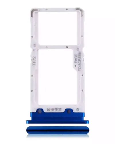Dual Sim Card Tray For Xiaomi Mi 9 Lite / CC9 (Aurora Blue)