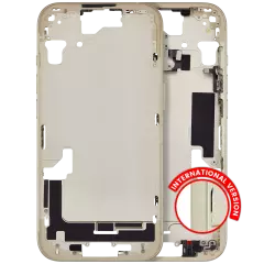 Mid-cadre châssis W/ Small Parts pour iPhone 15 (EU / Global Version) (compatible qualité supérieure) (jaune)