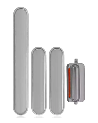 Boutons physiques (Marche/Arrêt / Volume / Interrupteur) pour iPhone X (Argent)