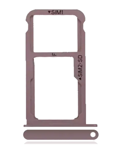 Sim Card Tray For Huawei P9 (Rose Gold / Red)