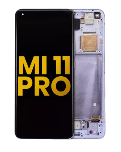 OLED Assembly With Frame For Xiaomi Mi 11 Pro (Refurbished) (Purple)