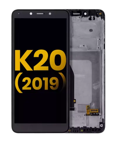 LCD Assembly With Frame For LG K20 (2019) (Refurbished) (All Colors)