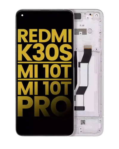 LCD Assembly With Frame For Xiaomi Redmi K30S / Mi 10T / Mi 10T Pro 5G (Refurbished) (White)