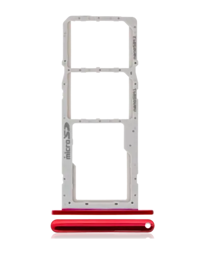 Dual Sim Card Tray For LG K42 (2020) / K52 (2020) (Red)