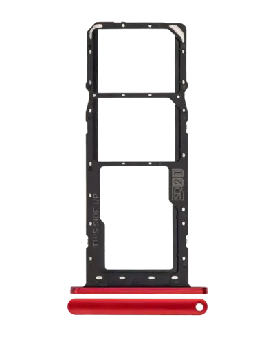 Dual Sim Card Tray For Motorola Moto E6S (XT2053 / 2020) (Sunrise Red)