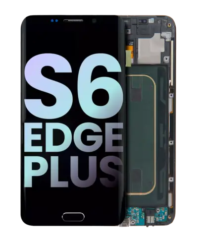 OLED Assembly With Frame For Samsung Galaxy S6 Edge Plus (AT&T / T-Mobile / International) (Service Pack) (Black Sapphire)