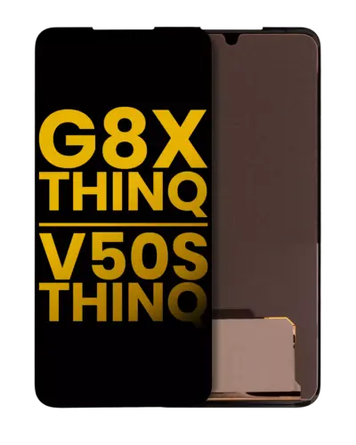 Secondary Screen For Case OLED Assembly Without Frame For LG G8X ThinQ / V50S ThinQ 5G (Refurbished) (All Colors)
