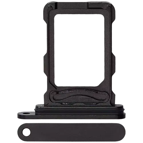 Dual tiroir SIM pour iPhone 16 Pro / 16 Pro Max (Black Titanium)
