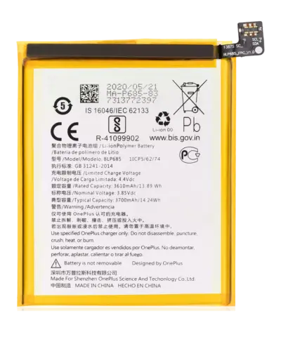 Replacement Battery For OnePlus 6T / 7 (BLP685)