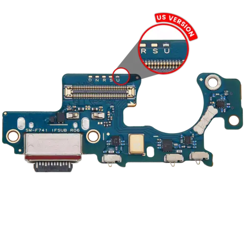 Charging Port With Board For Samsung Galaxy Z Flip 6 (F741U) (US Version) (Premium)